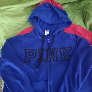 PINK Victoria's Secret Blue Hoodie